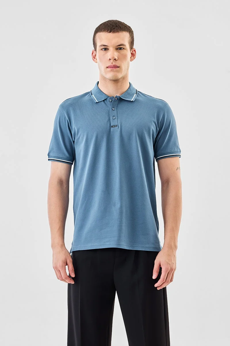 سنيتش تيشيرت بولو مطاطي بقصة عادية